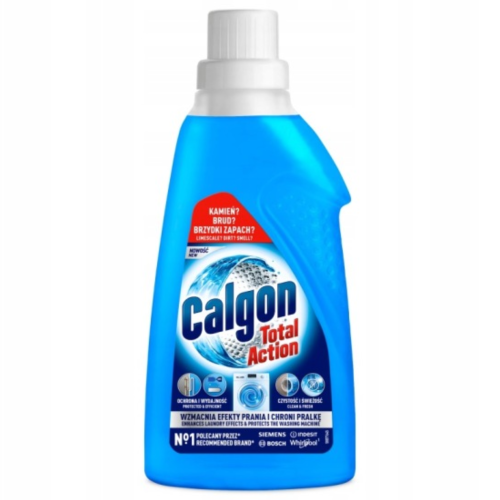 Przejdź do produktu CALGON Total Action żel odkamieniacz do pralki 750 ml