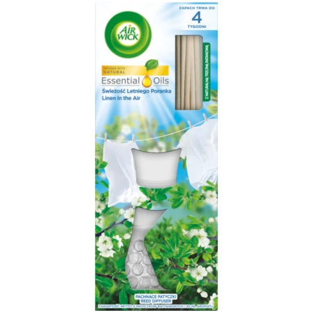 AIR WICK Essential Oils Pachnące patyczki świeżość letniego poranka 30 ml