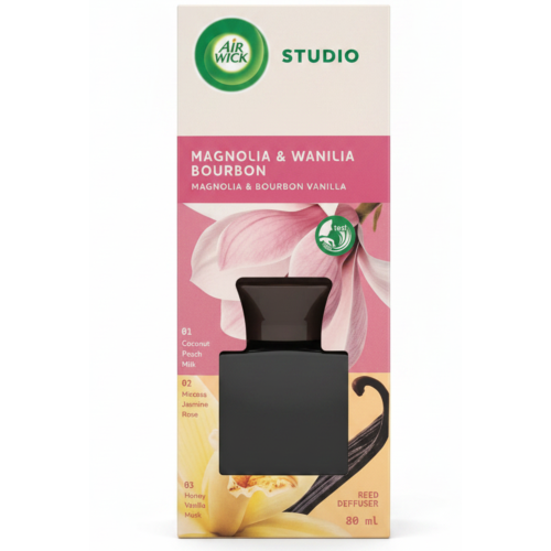 Przejdź do produktu AIR WICK Studio Patyczki Zapachowe Magnolia & Wanilia Bourbon 80 ml