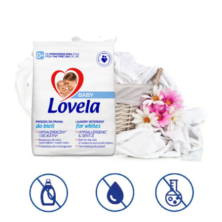 LOVELA Baby Proszek do Prania Białego