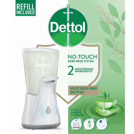 DETTOL Bezdotykowy Aplikator Mydła w Płynie z Wkładem 250 ml