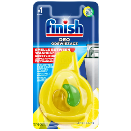 FINISH Odświeżacz do zmywarki 4 ml – Anti-Odor, cytryna i limonka