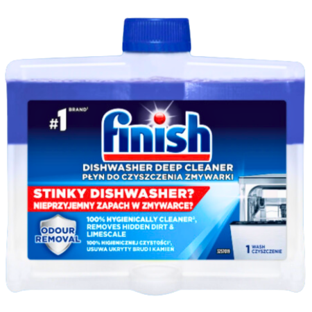 FINISH Płyn do czyszczenia zmywarki 250 ml – szybkie usuwanie kamienia