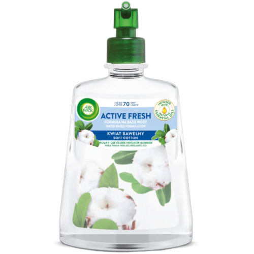 Przejdź do produktu AIR WICK Active Fresh Kwiat Bawełny 228 ml – wkład do odświeżacza powietrza