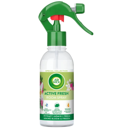 AIR WICK Spray Świeża Rosa &amp; Biały Jaśmin – odświeżacz powietrza 237 ml