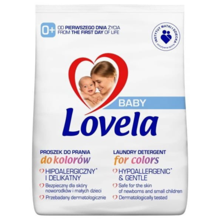 LOVELA  Baby Hipoalergiczny Proszek do Prania Kolorów 1,3 kg