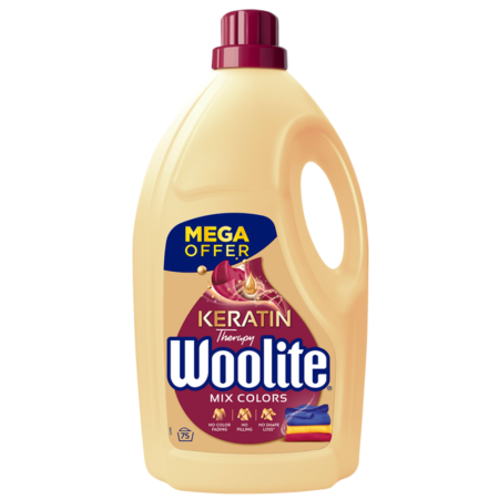 WOOLITE Keratin Therapy Płyn do Prania Kolorów 4,5 l