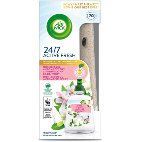 Przejdź do produktu AIR WICK Active Fresh Automatyczny odświeżacz + wkład Białe Kwiaty 228 ml