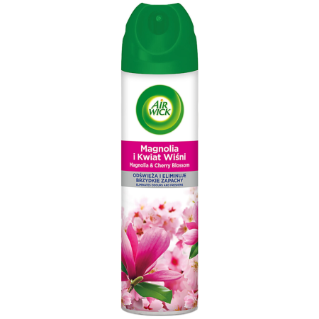 Air Wick odświeżacz powietrza w sprayu 300 ml – Magnolia i Kwiat Wiśni