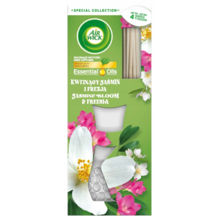 Air Wick Pachnące Patyczki Kwitnący Jaśmin i Frezja / Jasmine Bloom &amp; Freesia 25 ml