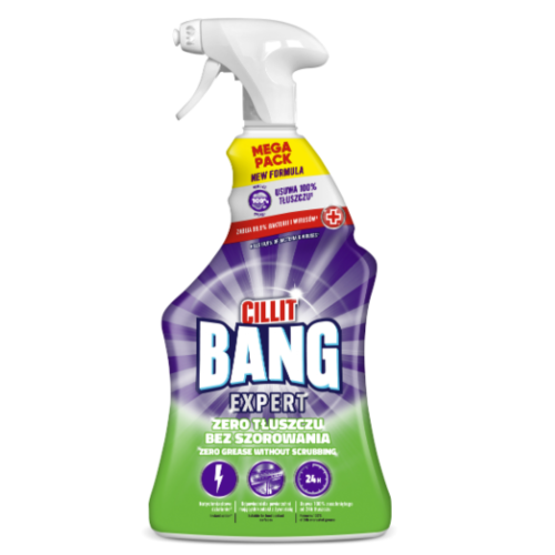 Przejdź do produktu CILLIT Bang Expert Zero Tłuszczu Spray odtłuszczający 0,9 l