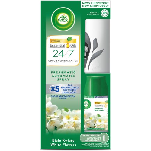 Przejdź do produktu AIR WICK Freshmatic Białe Kwiaty 250 ml – odświeżacz z wkładem