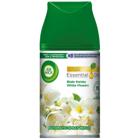 Air Wick Automatyczny odświeżacz powietrza Białe Kwiaty - Wkład 250 ml