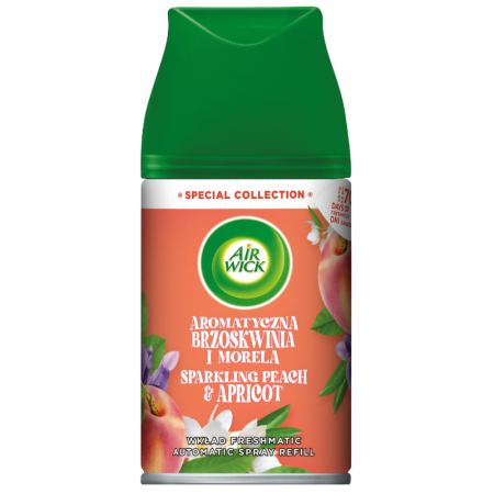 Air Wick Automatyczny odświeżacz powietrza Aromatyczna Brzoskwinia i Morela - Wkład 250 ml