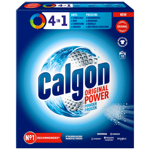 Przejdź do produktu CALGON 4w1 Original Power 500 g – odkamieniacz do pralki