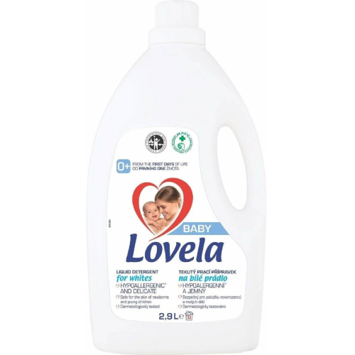 Przejdź do produktu LOVELA Baby Mleczko do prania białych tkanin 2,9 l – hipoalergiczne