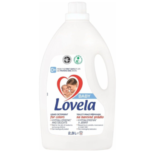 Przejdź do produktu LOVELA Baby Mleczko do prania kolorowych tkanin 2,9 l – hipoalergiczne