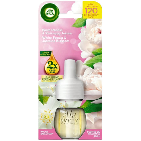 Air Wick Elektryczny Biała Peonia &amp; Kwitnący Jaśmin - Wkład 19 ml