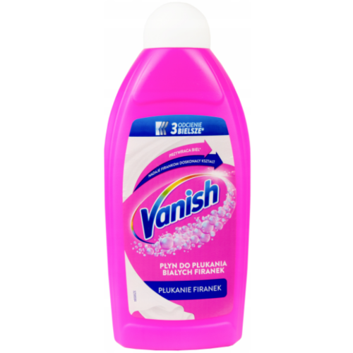 Przejdź do produktu VANISH Płyn do Wybielania i Płukania Firanek 500 ml