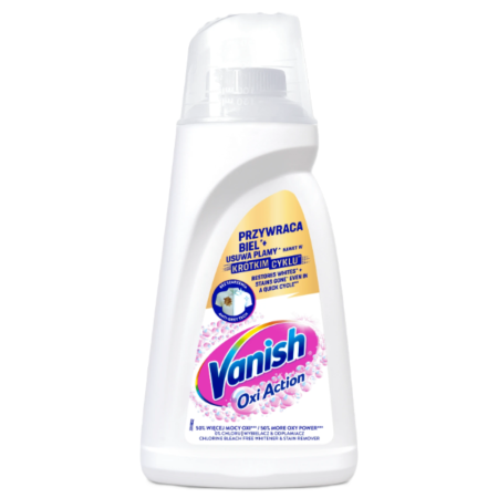 Vanish Oxi Action White Odplamiacz w żelu do bieli 1L