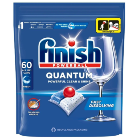 Finish Quantum Fresh Kapsułki do mycia naczyń w zmywarce (60 sztuk)