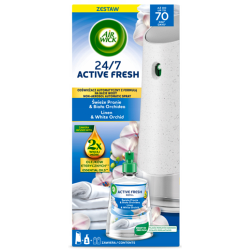Przejdź do produktu Air Wick automatyczny odświeżacz z wkładem 228 ml – Świeże Pranie & Orchidea
