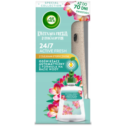 Przejdź do produktu AIR WICK odświeżacz z wkładem Kwitnąca Frezja & Eukaliptus 228 ml