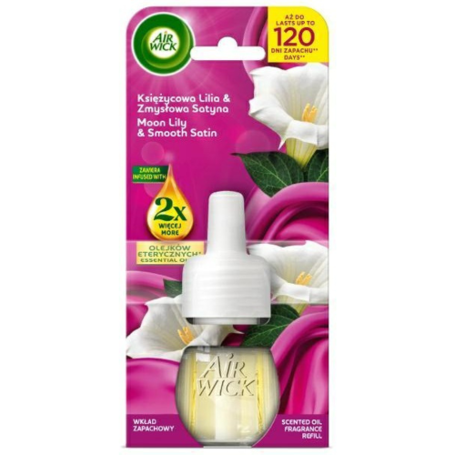 Przejdź do produktu AIR WICK Elektryczny wkład Księżycowa Lilia & Zmysłowa Satyna 19 ml