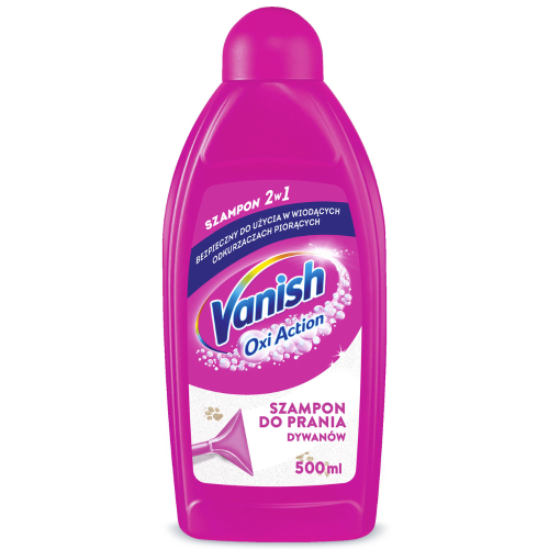 Przejdź do produktu VANNISH Oxi Action 500 ml – Szampon do Dywanów i Tapicerki