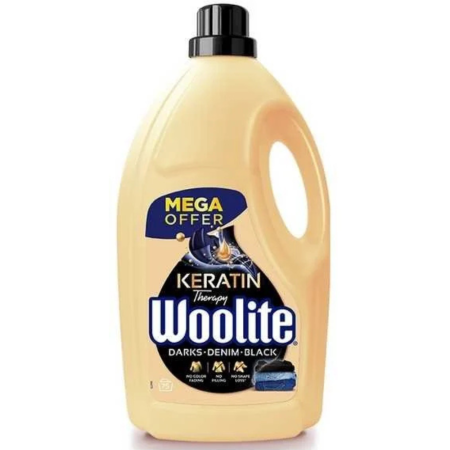 Woolite Keratin Therapy Płyn do prania czerń ciemne kolory jeans 4,5 l (75 prań)