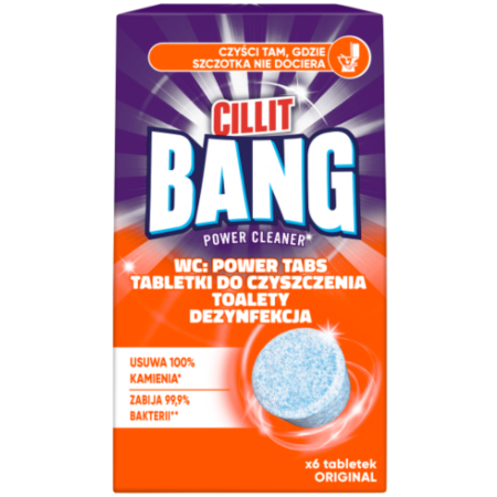 Cillit Bang Tabletki do czyszczenia toalety świeżość - Original 6szt.