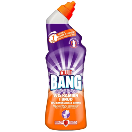 Cillit Bang żel do WC: Kamień i Brud 750ml