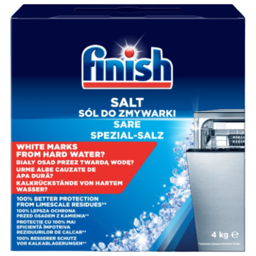 Przejdź do produktu FINISH Sól do Zmywarki 4 kg — zmiękczanie wody i ochrona przed kamieniem