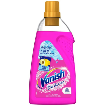 Vanish Oxi Action Pink Odplamiacz w żelu do koloru 1,5L