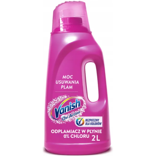 Przejdź do produktu VANISH Multi Action Pink Odplamiacz do Kolorowych Tkanin 2 l