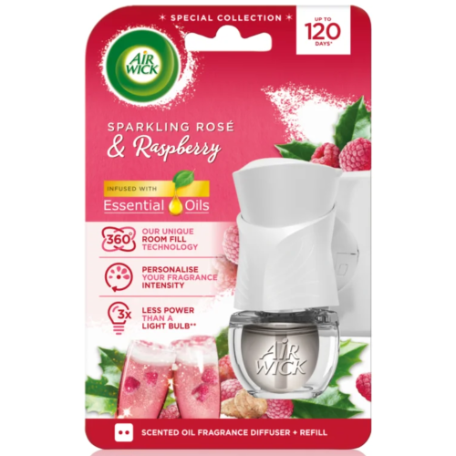 Przejdź do produktu AIR WICK Electric Odświeżacz + Wkład 19 ml Sparkling Rose & Raspberry