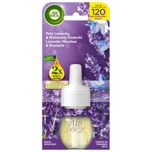 Przejdź do produktu AIR WICK Wkład do Odświeżacza „Pola Lawendy & Niebieskie Dzwonki” 19 ml