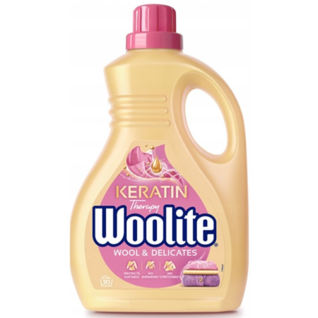 Woolite Keratin Therapy Delicate Płyn do prania delikatnych tkanin i wełny 1,8L (30 prań)