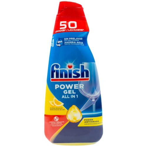 Przejdź do produktu FINISH All‑in‑1 Power Max Żel do Zmywarki Lemon 1 L