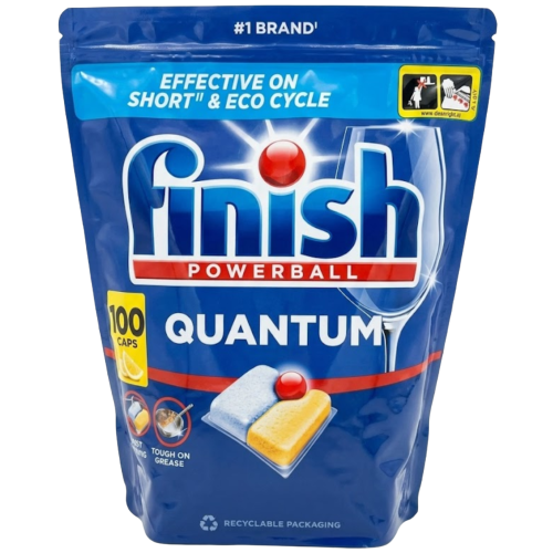 Przejdź do produktu FINISH Quantum tabletki do zmywarki Lemon 100 szt – czystość, nabłyszczanie, higiena