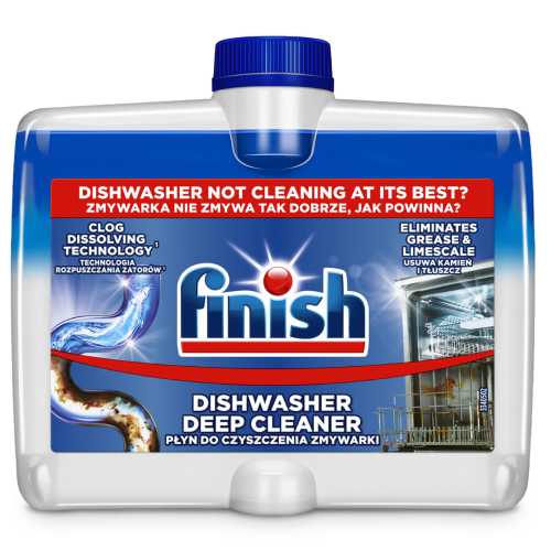 Przejdź do produktu FINISH Płyn do czyszczenia zmywarki 250 ml – szybkie usuwanie kamienia