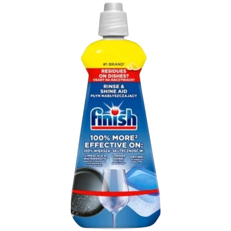 FINISH Shine & Protect Cytryna 400 ml – nabłyszczacz do zmywarki