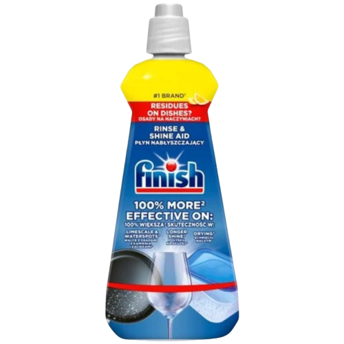 Przejdź do produktu FINISH Shine & Protect Cytryna 400 ml – nabłyszczacz do zmywarki