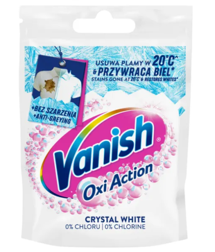 Przejdź do produktu Vanish Oxi Action White Odplamiacz do tkanin w proszku saszetka 30 g
