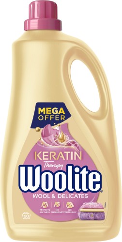 Przejdź do produktu Woolite Keratin Therapy Delicate Płyn do prania delikatnych tkanin i wełny 3,6 l (60 prań)
