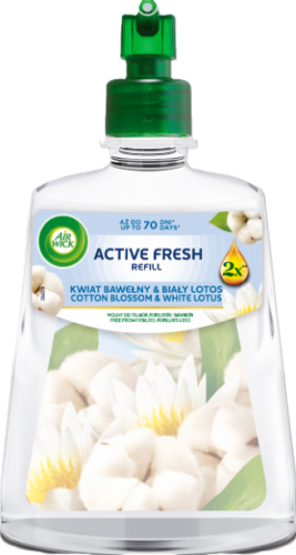 Przejdź do produktu Air Wick Active Fresh Kwiat Bawełny & Biały Lotos 228ml - Wkład