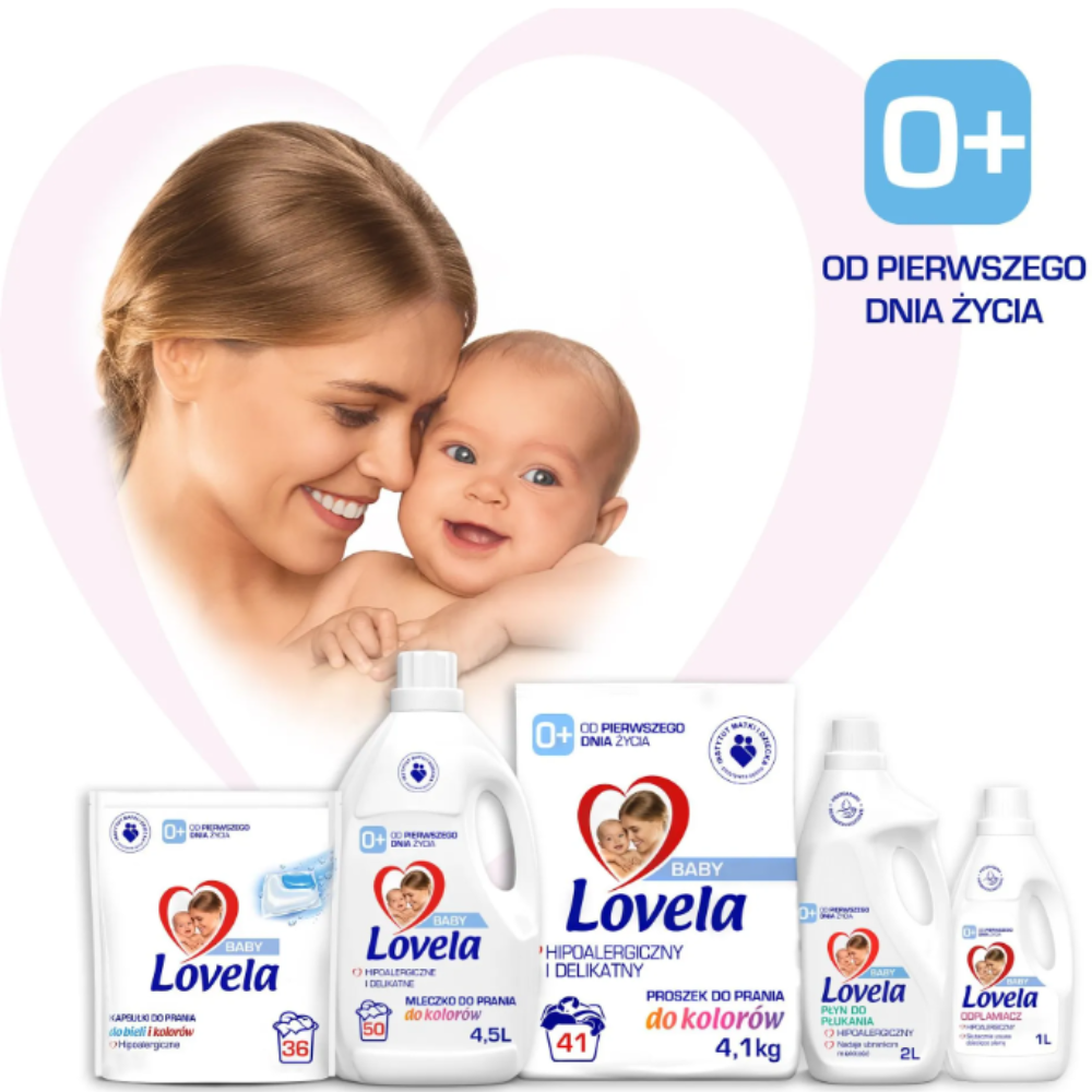LOVELA Baby Hipoalergiczny Proszek do Prania Kolorów